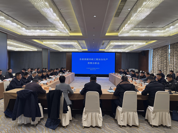 我廳組織召開全省房屋市政工程安全生產形勢分析會